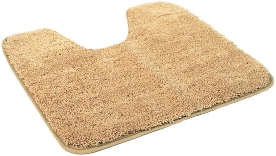 Tappeto da bagno Lichtbruine, microfibra, 50x55 cm con foro