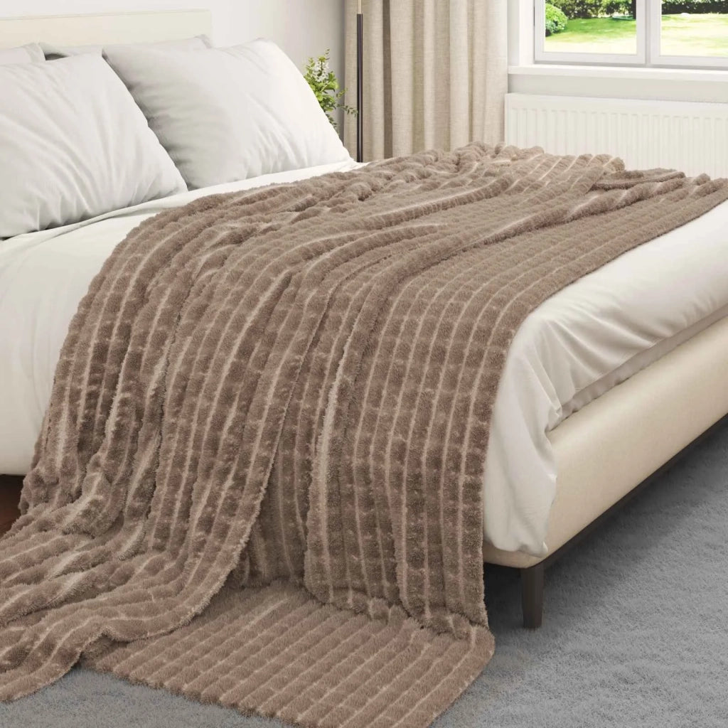 Coperta Cammello 240 x 220 cm Panno 42016915