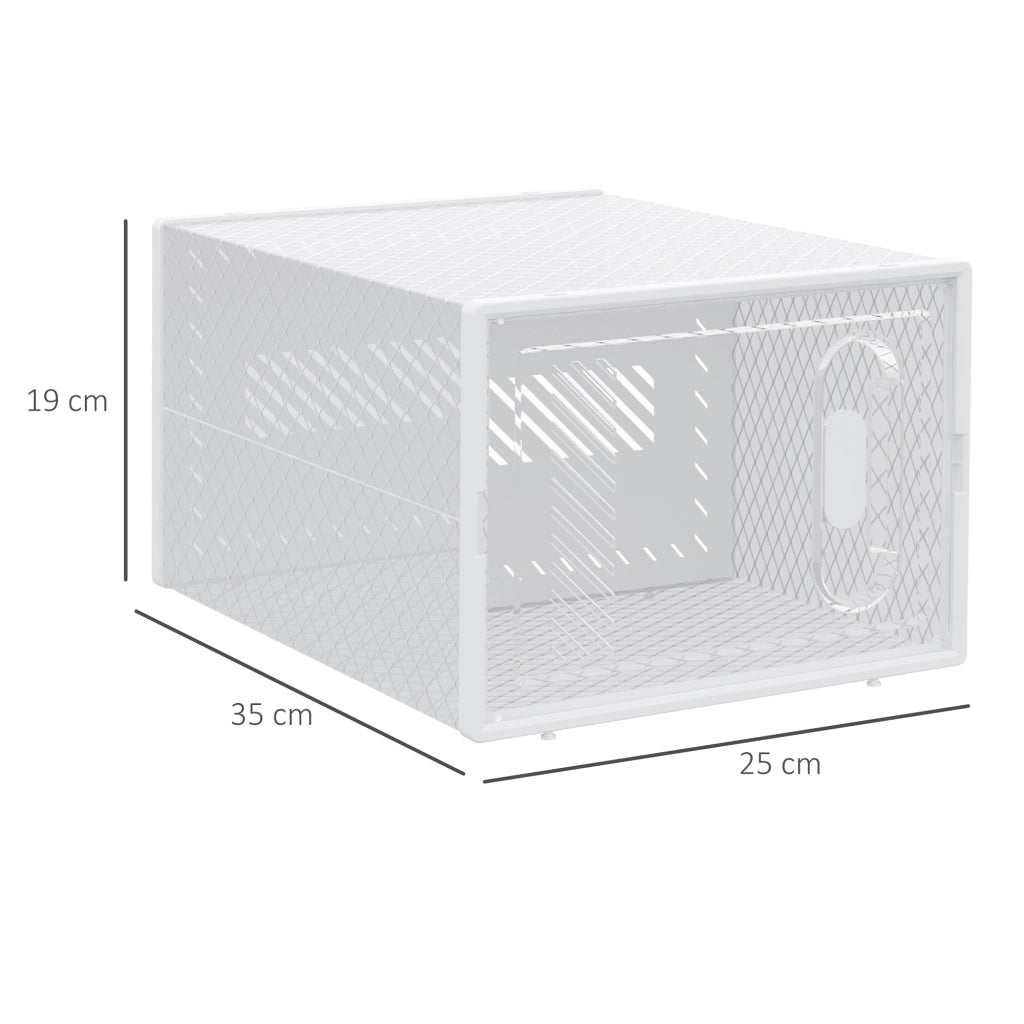 Armadio Scarpe Modulare ¨C Minimal ¨C Trasparente 25x35x19 cm
