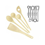 Cucchiai e Pala Legno Set pz.5 Woody Tescoma 637428