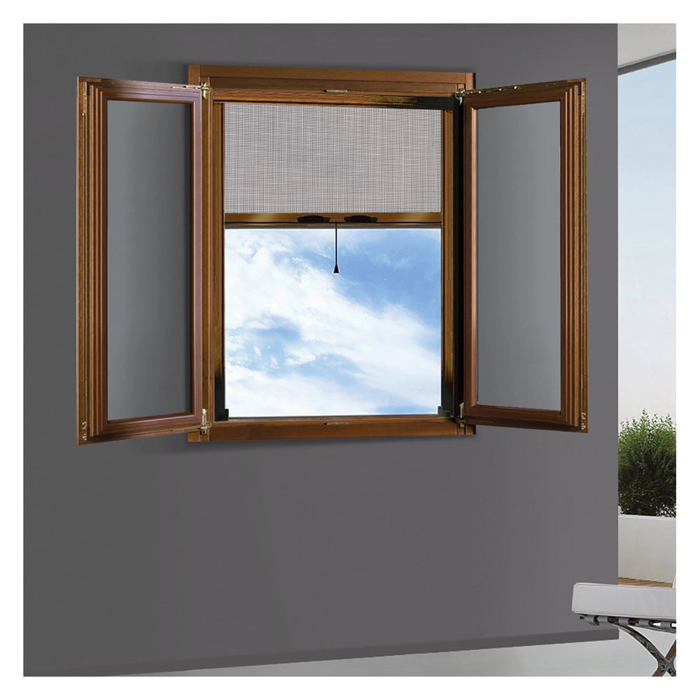 Zanzariera a rullo verticale 140x170 marrone