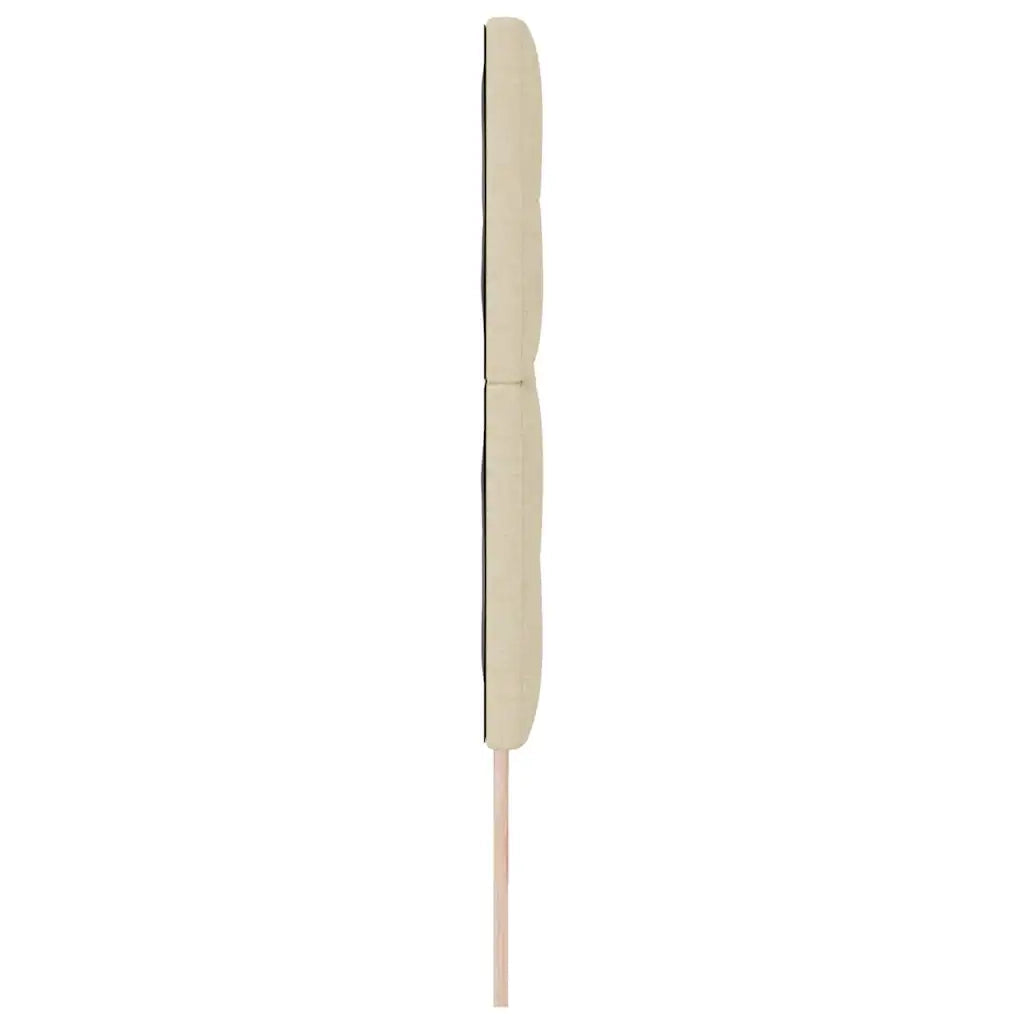 Testiera LED con strisce LED con testiera Crema 180 cm Tessuto 3338454