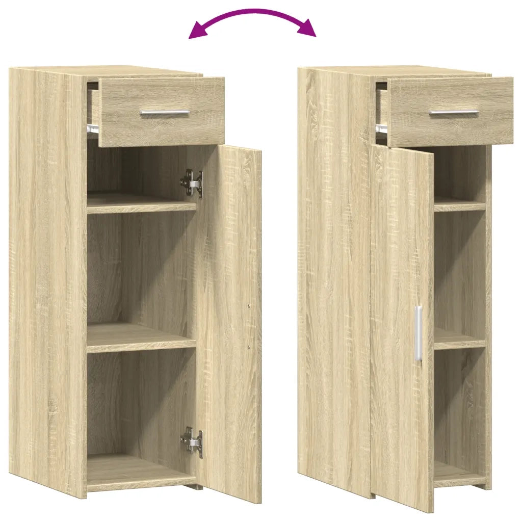Credenza Rovere Sonoma 30x42,5x93 cm in Legno Multistrato 846273