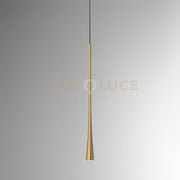 DAFNE S/G - SOSPENSIONE ORO IN ALLUMINIO A LED 213LM 3000K 7W