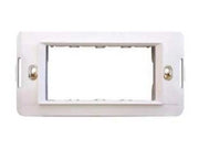 10pz supporto per placche 4 posti "aqua" - 4 posti - (7724.b) cod:ferx.fer447218