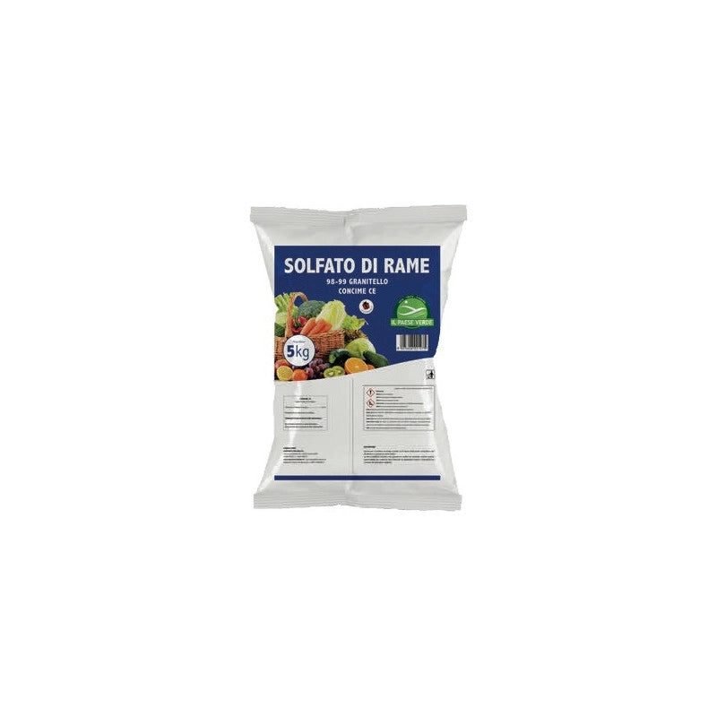 Solfato di rame 5kg – Agribios – Concime e fungicida per orto e frutteto – H90024