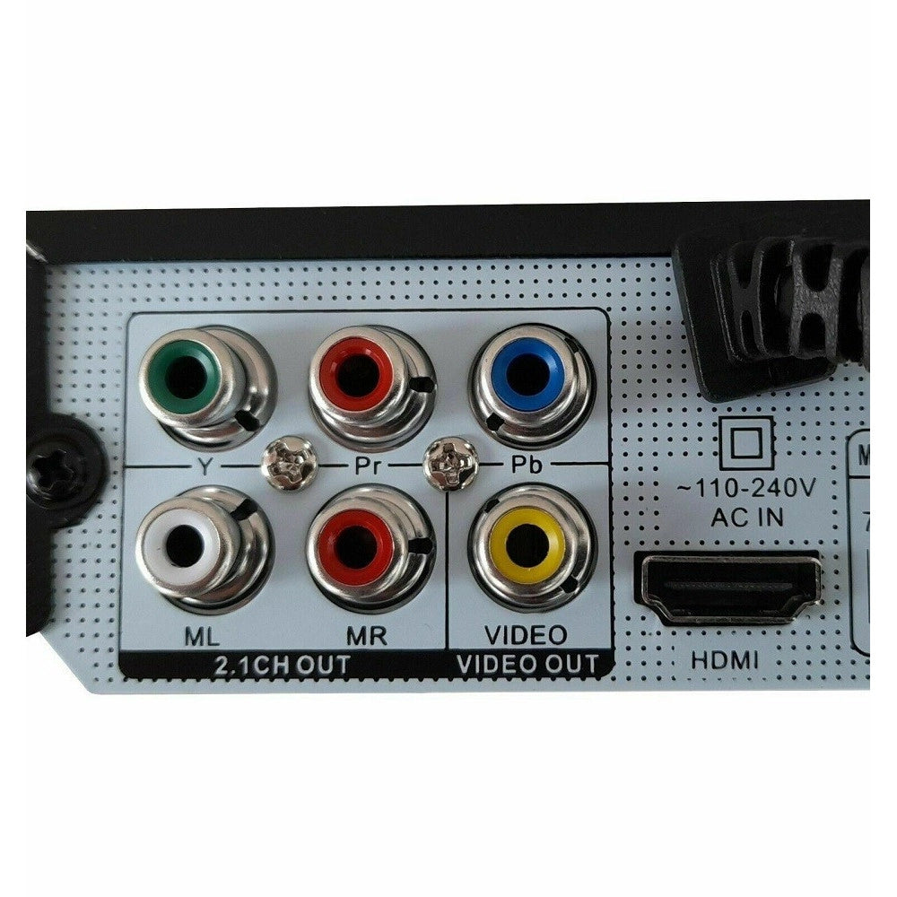Trade Shop - Lettore Dvd Hdmi Usb Display Dvd-r Cd Mp3 Mp4 Telecomando Multilingua Dv3800 -