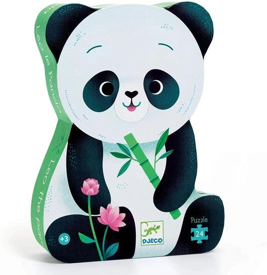 Puzzle Leo il panda, 24 pezzi,Djeco,Eta 3+