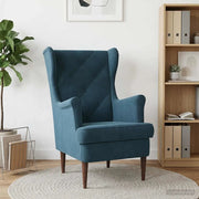 Poltrona Blu Velluto 42029915