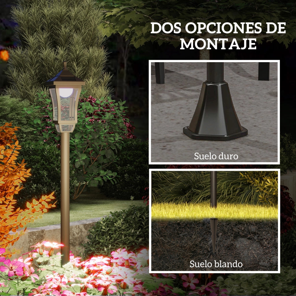 Farol Solar da Giardino ¨C Minimal ¨C ABS e Policarbonato 15x127 cm Nero