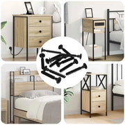 Vite a testa esagonale 5143 pcs Nero Ferro 864543