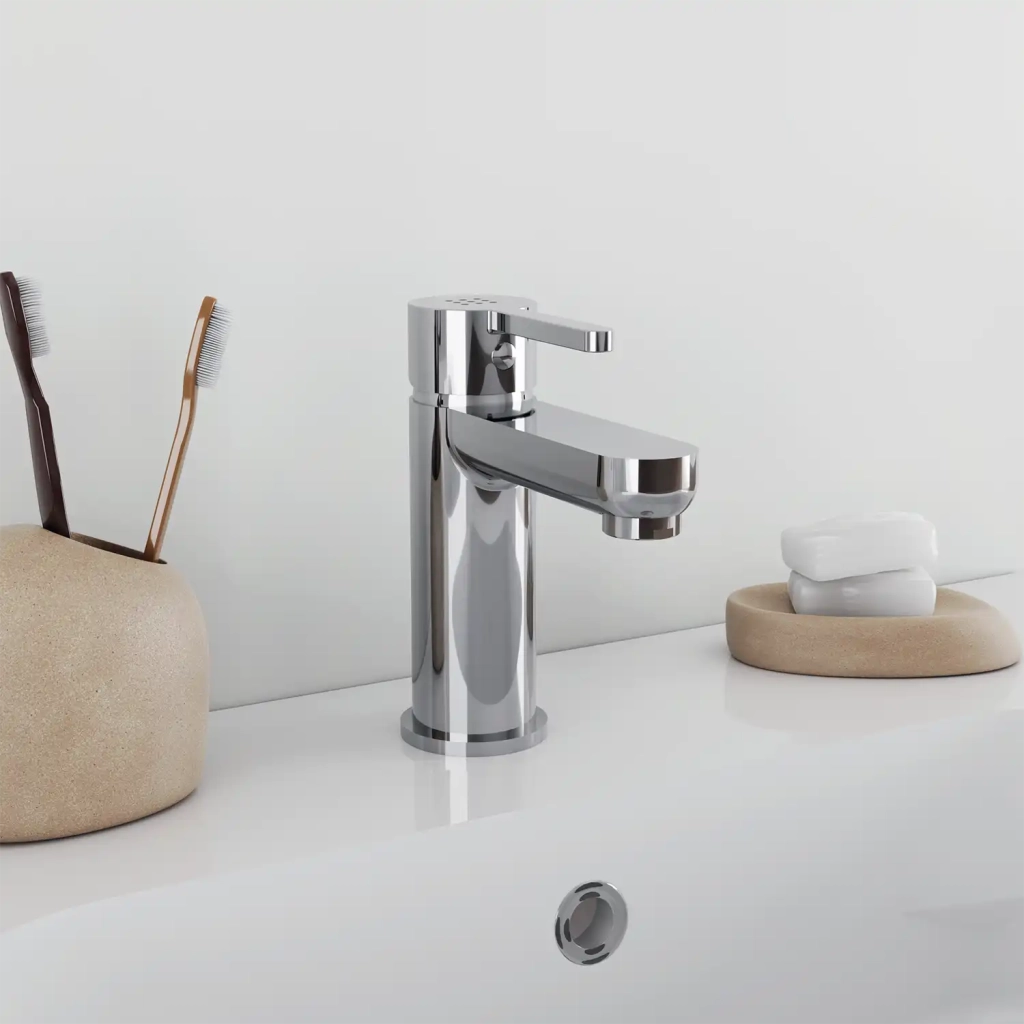 Miscelatore lavabo senza scarico cromato | Virna