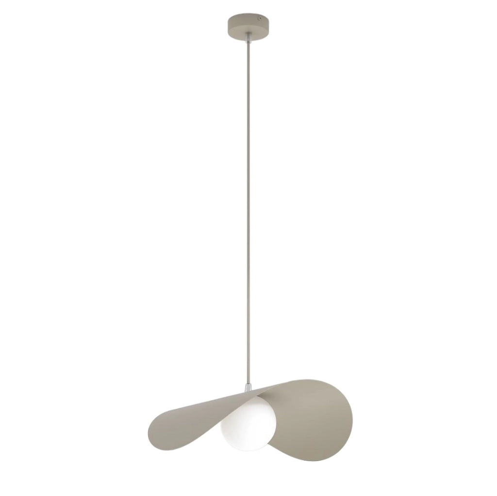 Lampada a sospensione RITUAL beige bianco 1xG9 Emibig