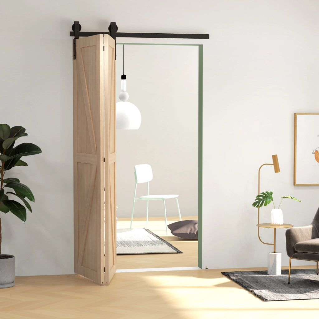 Porta scorrevole pieghevole ¨C Minimal ¨C 122 cm nero