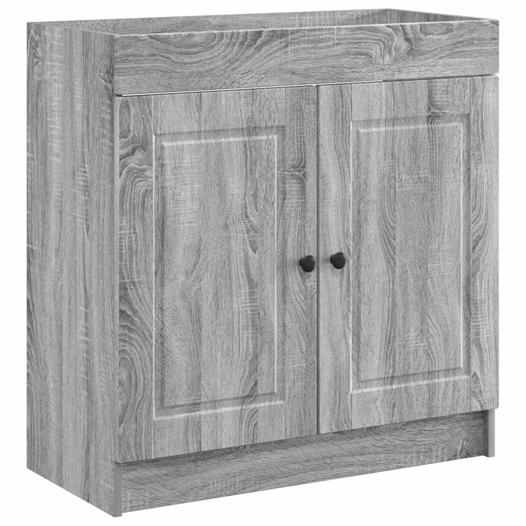Mobiletto da bagno sotto il lavello Sonoma grigio 890080