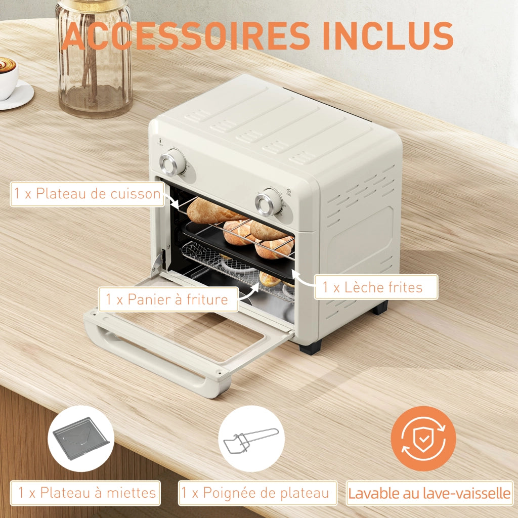 Friggitrice ad aria ¨C Minimal ¨C 1000W 80-230?¡ãC 32x27.2x29.8cm