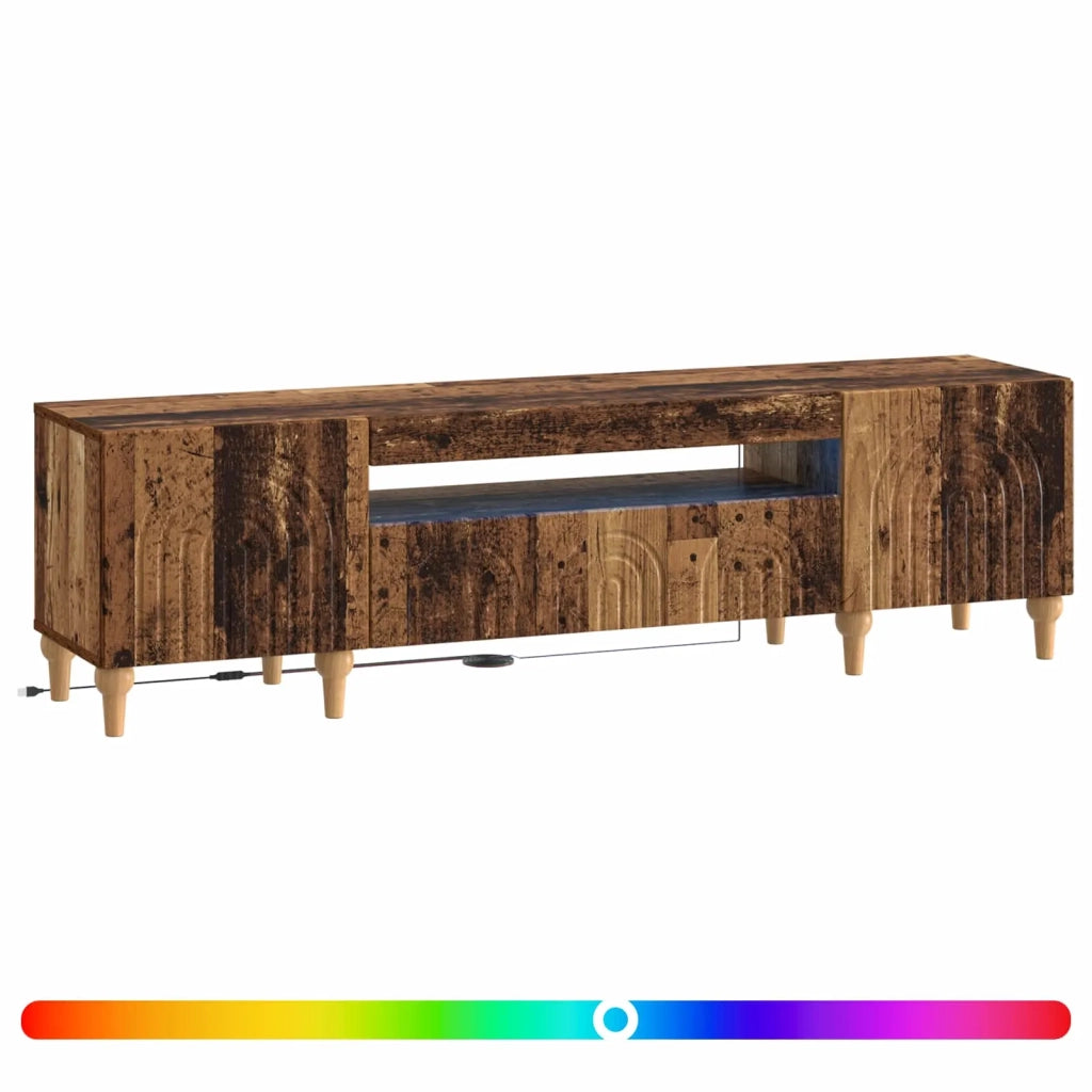 Mobile TV LED Legno antico Legno ingegnerizzato 896253