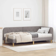 Cornice del letto ad angolo Talpa 100 x 200 cm Tessuto