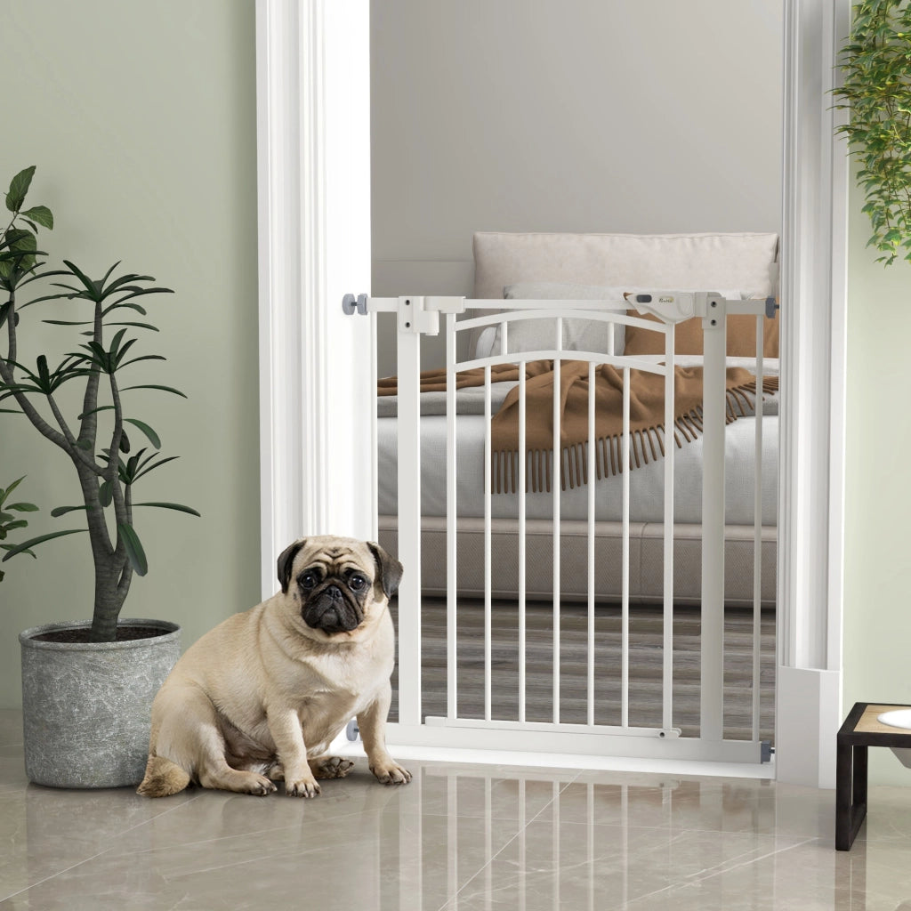 Barriera di sicurezza per bambini e cani ¨C Minimal ¨C 74-80x76 cm bianco
