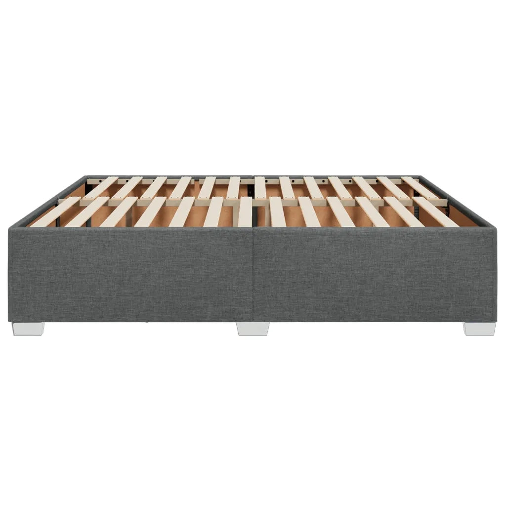 Giroletto senza Materasso Grigio Scuro 180x200 cm Tessuto