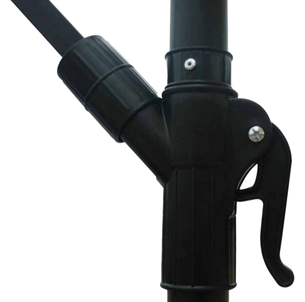 Parasole offset MOLOKAI quadrato 2,7x2,7m rosso + copertura