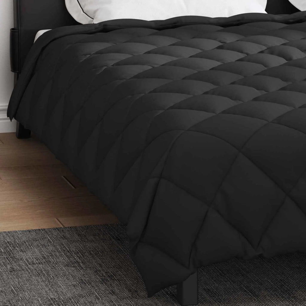 Duvet Invernale Nero 240 x 260 cm Microfibra 42025715