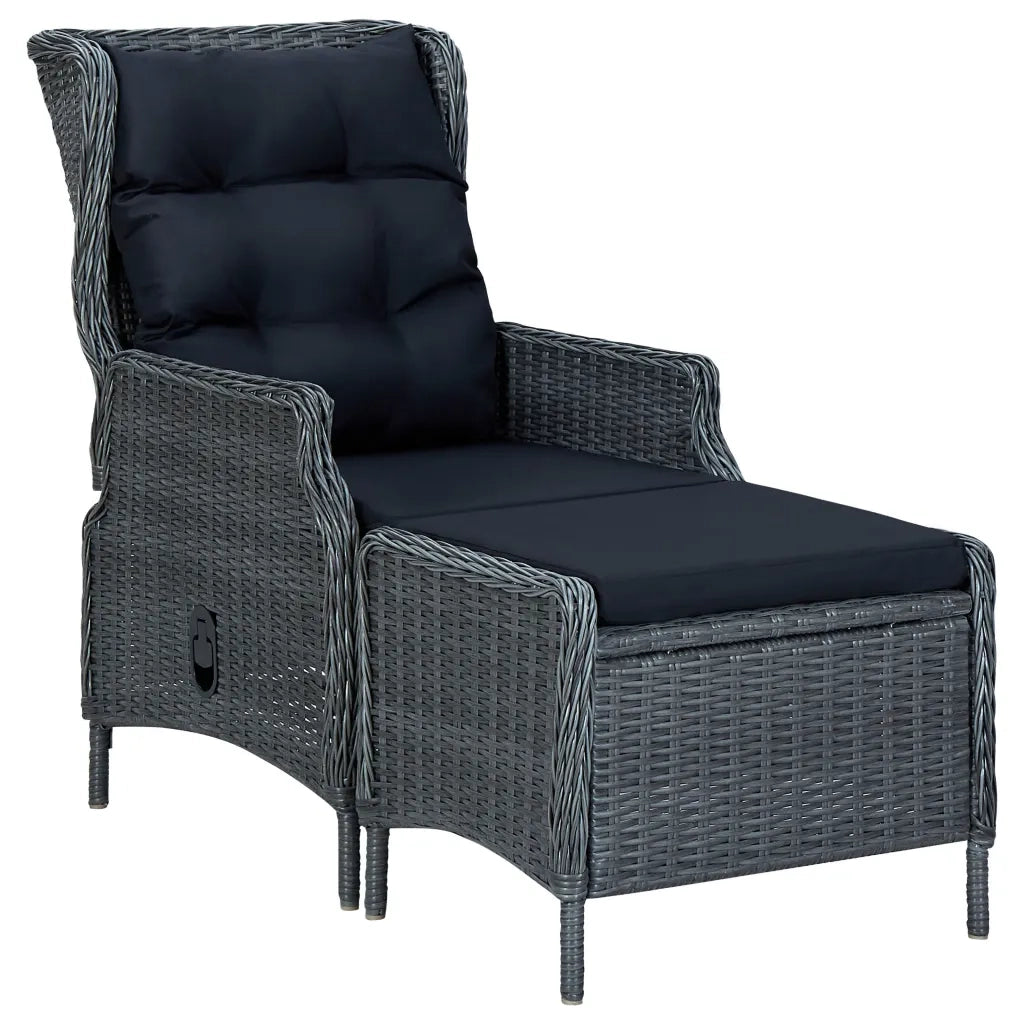 Set Mobili da Pranzo per Giardino 7 pz Grigio Scuro 3067844