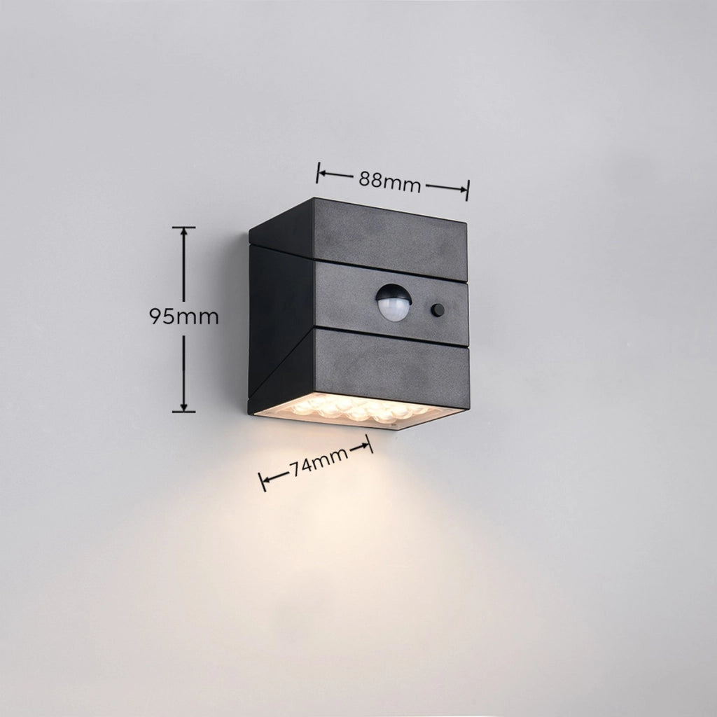 Applique solare da esterno TALCA LED nero IP65 PIR
