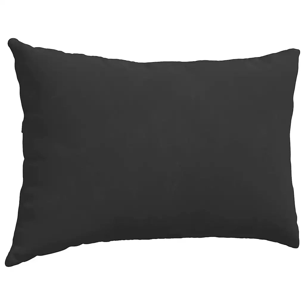 Cuscini da Divano 2 pcs Nero 60 x 40 cm Tessuto 42013685