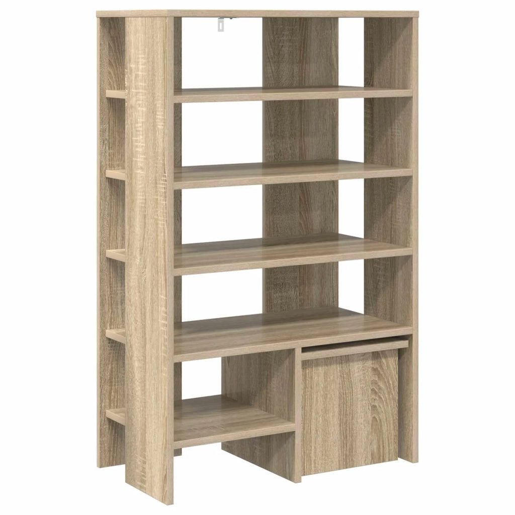 Mobile per scarpe 2 pcs Rovere Sonoma Legno multistrato 8000382