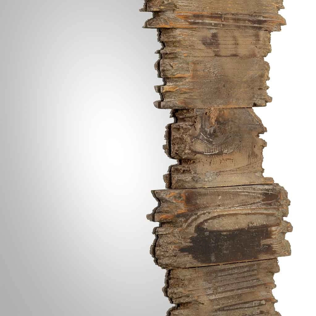 Specchio in legno 91x109x03,5h cm