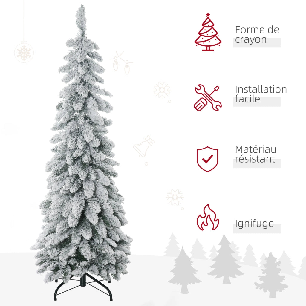 Albero di Natale Artificiale ¨C Minimal ¨C 135 cm, 253 Rami, Verde
