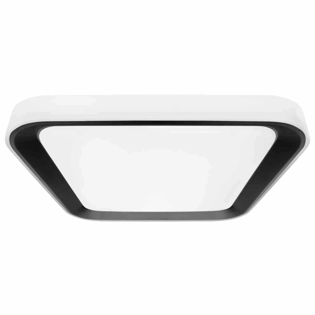 Plafoniera LED quadrata 50x50 nera dimmerabile Milagro