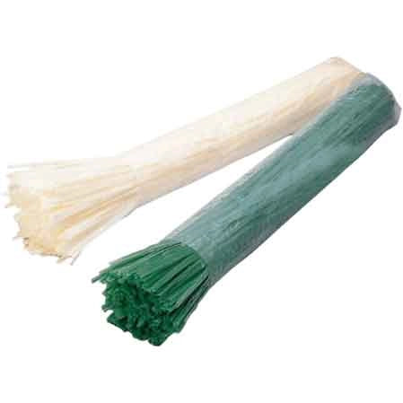 RAFIA SINTETICA A SPEZZONI 200 gr - colore bianca - 15 kg