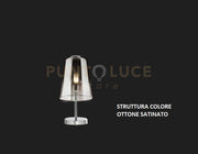 LUMETTO OTTONE SAT. 1 LUCE CROMO 1164OS-PT-CR