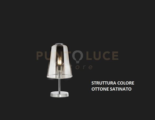 LUMETTO OTTONE SAT. 1 LUCE CROMO 1164OS-PT-CR