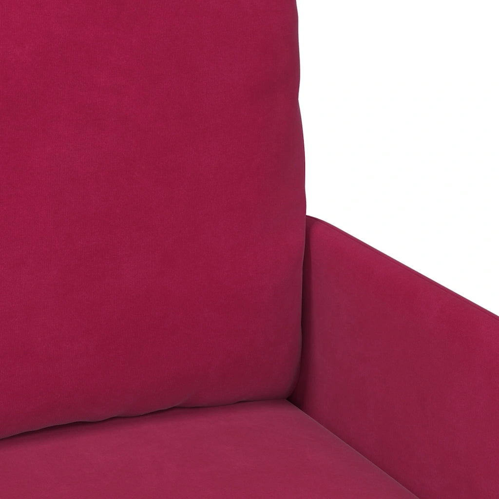 Divani con cuscino 55cm Rosso Vino Legno compensato 42023442
