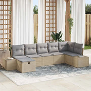 Set di divani con cuscino 7 pcs polyrattan