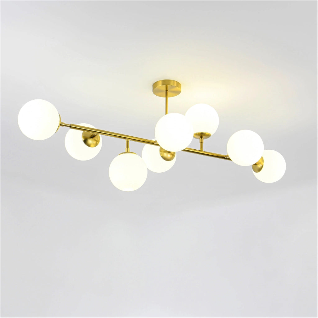 Lampadario Dorado Light Prestige 8xE14 oro bianco moderno