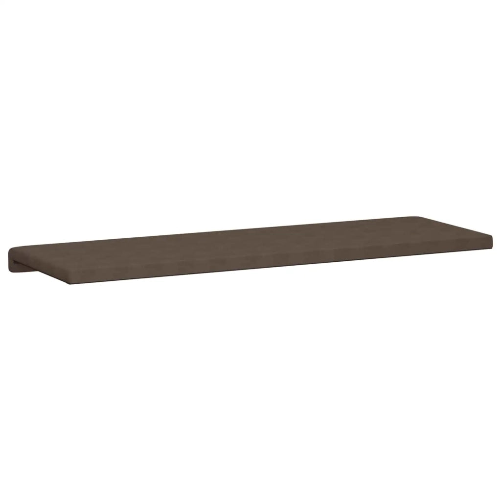 Cuscino per panchina Microfibra Marrone Profondità 35 cm 42043359