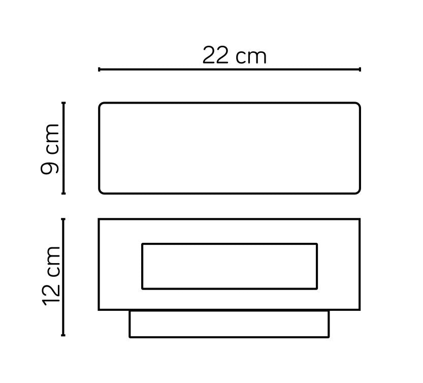 Applique esterna 1 luce SU-MA Zen grigio scuro E27 IP54