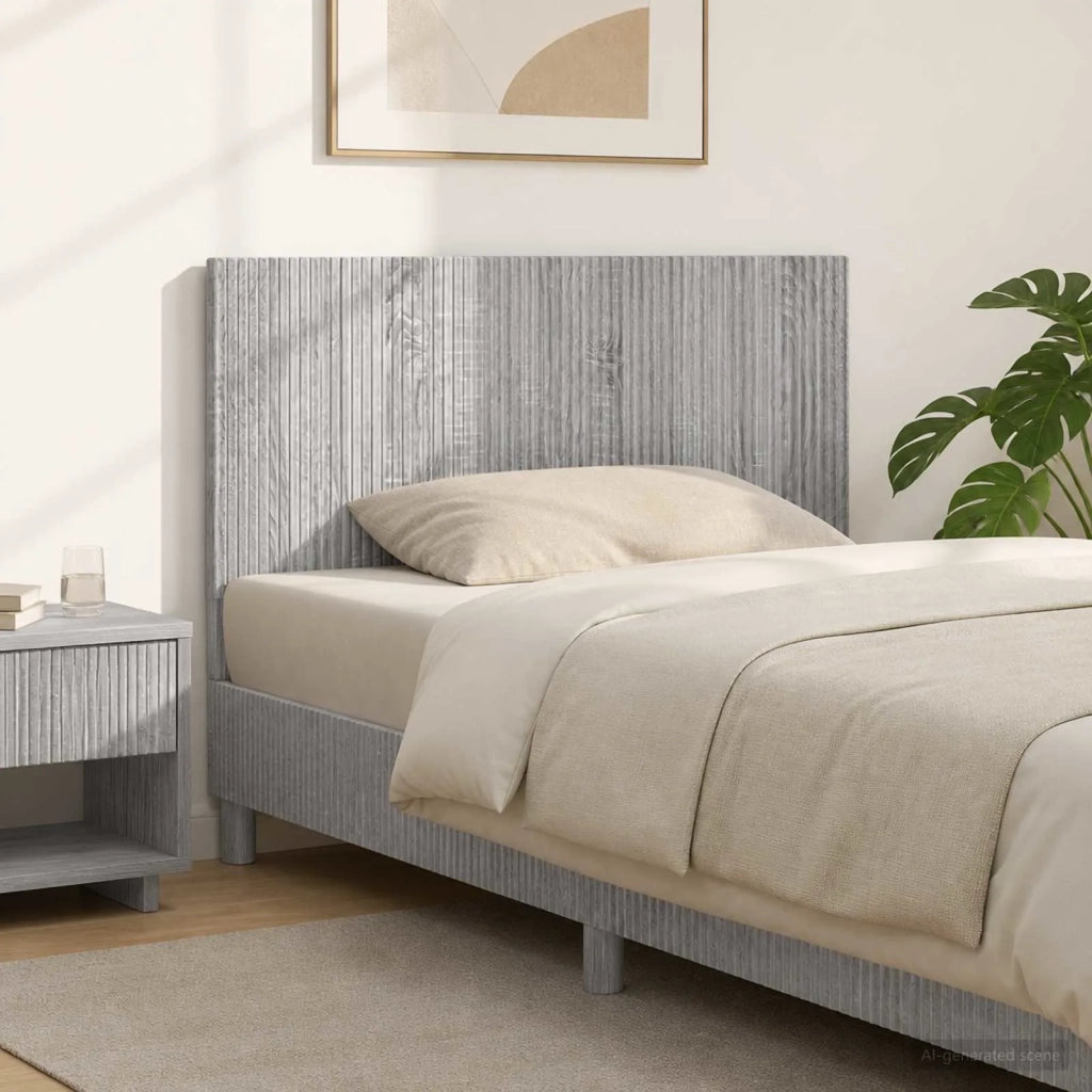 Testiera da Muro ARNHEM Sonoma grigio Legno ingegnerizzato 896761