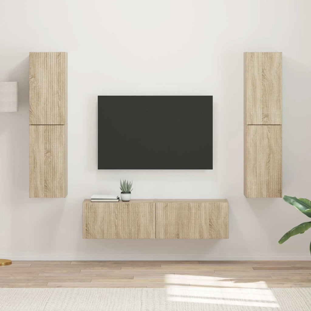 Set mobile TV 6 pcs Rovere Sonoma Legno multistrato 3409125