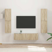 Set mobile TV 6 pcs Rovere Sonoma Legno multistrato 3409125