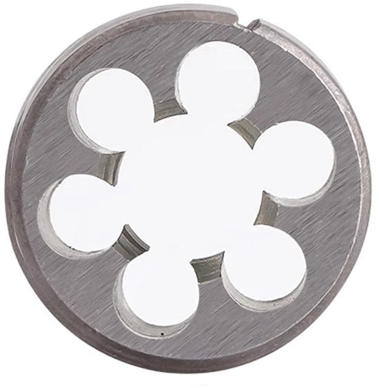 Tavola di taglio circolare per filo a dente fine - M16x1.25mm - Acciaio rapido - Trattamento superficiale - Resistente all'usura - Lunga durata - Set per taglio di fili