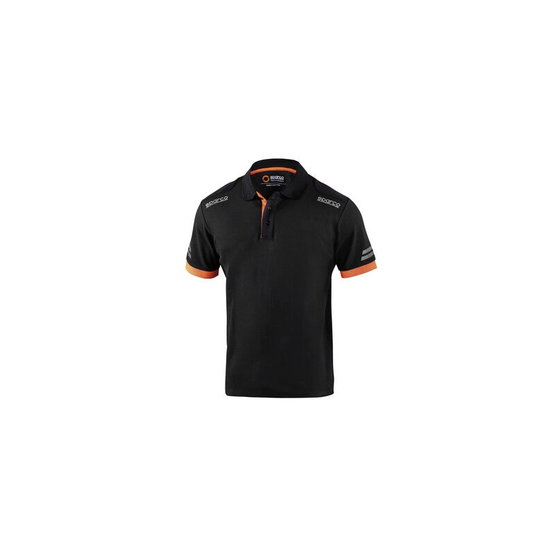 SPARCO POLO TOLEDO BLACK ORANGE TG M- 1,0 pz