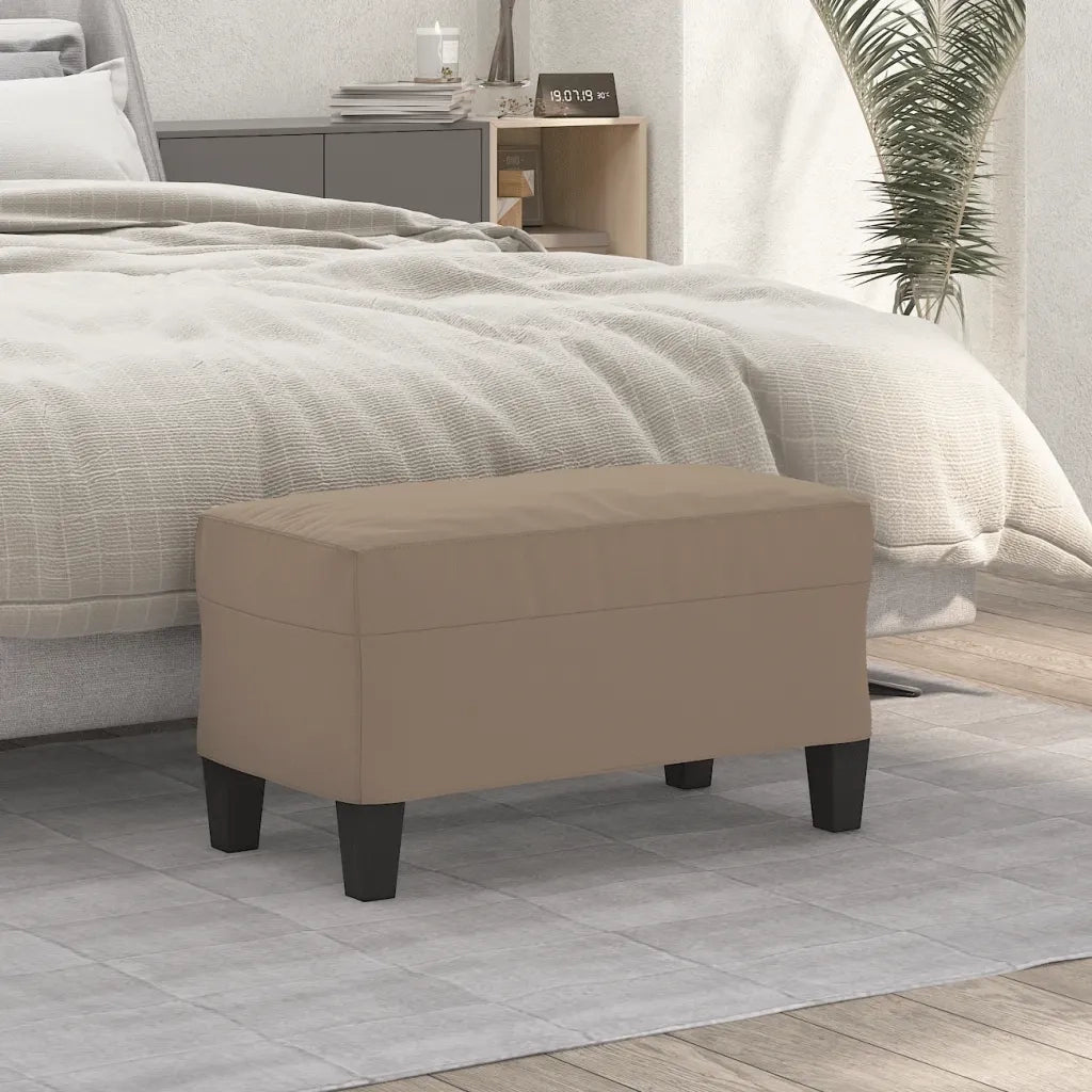 Panca-Sgabello tortora 70x35x41 cm in Microfibra