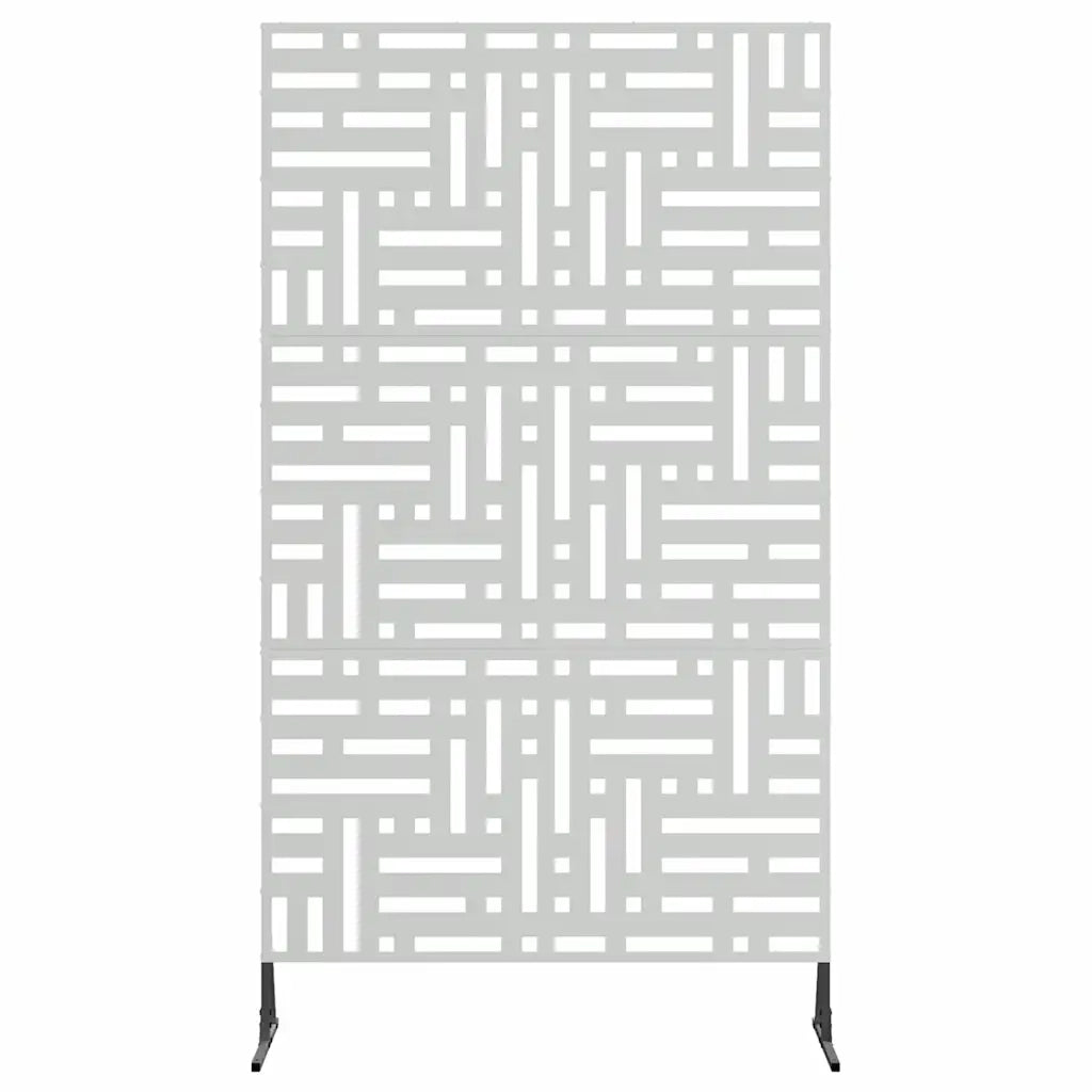Schermo per Privacy Grigio 100 x 50 x 180 cm Acciaio