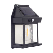 Applique solare nera con PIR 3000K 1W IP44 RABI Struhm