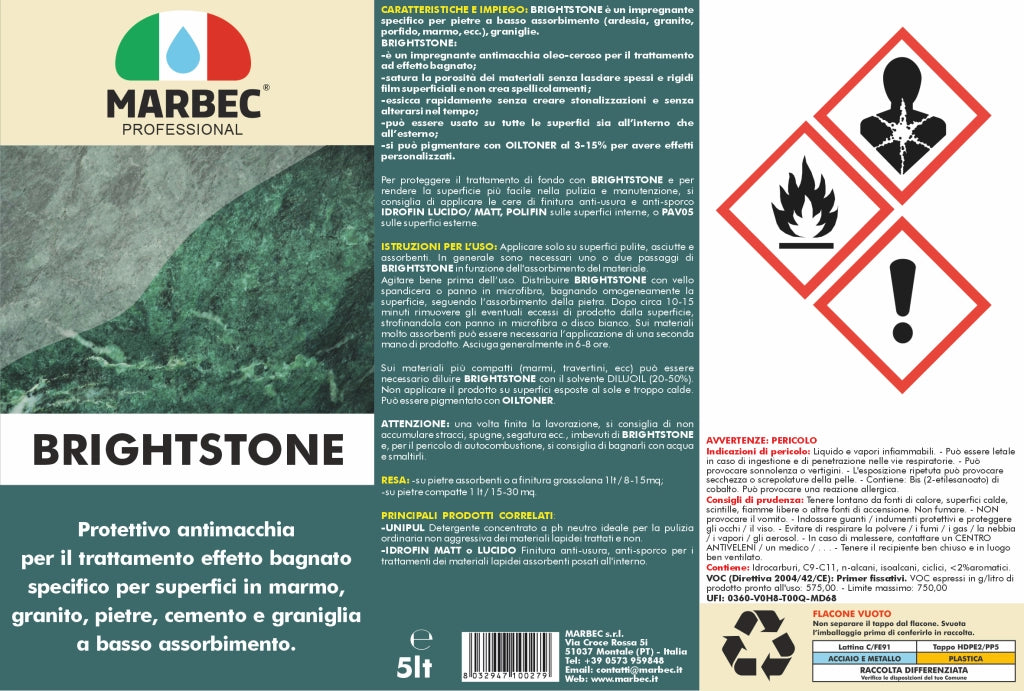 Impregnante BRIGHTSTONE   5LT